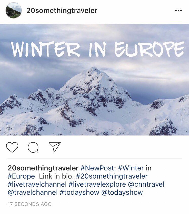20Travel's tweet photo. New blog post! Link in bio. #20somethingtraveler #livetravelchannel https://t.co/BgxsKoHebU