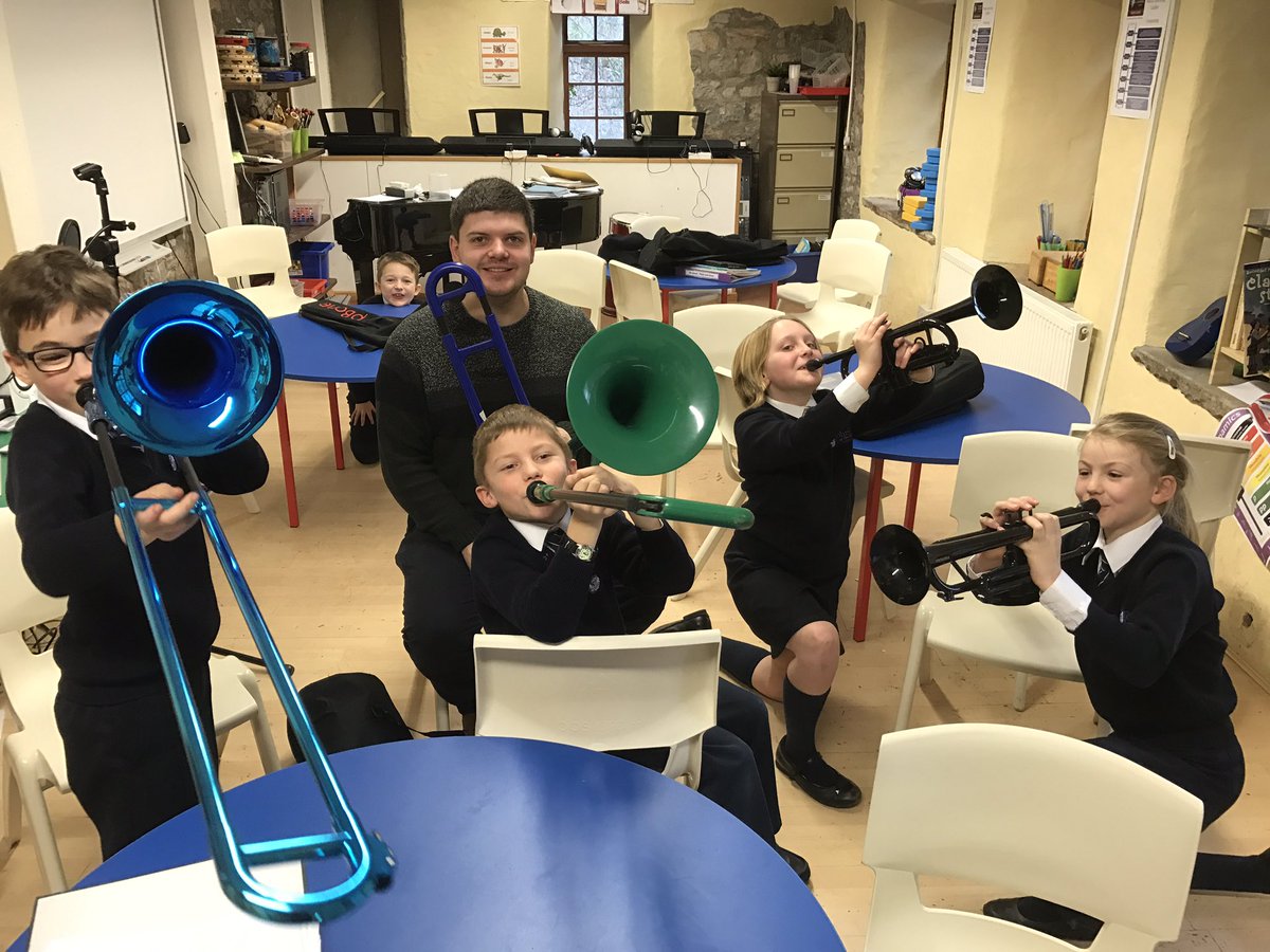 Brass group having a little too much fun!! Thanks as always @CBondComposer. #brassmusic #learnaninstrument