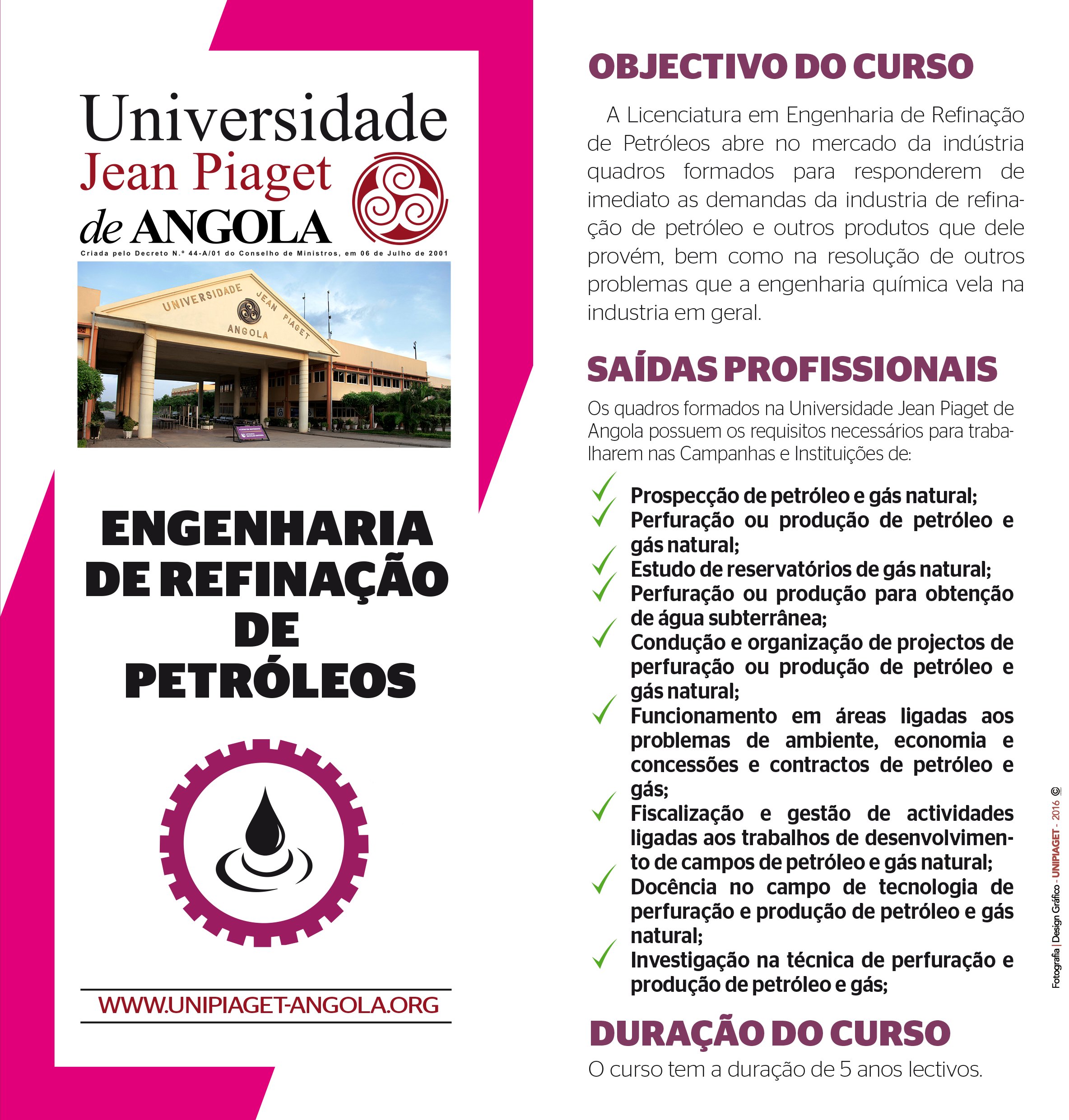 Universidade Jean Piaget de Angola - Portal do Aluno ! UniPiaget