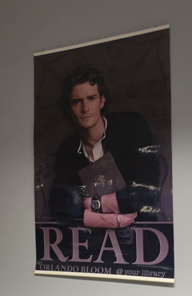 CaylinSSmith's tweet photo. Office move update: Orlando Bloom used to greet us everyday. Now Alice does. #bldpres https://t.co/3vnA1j3slV