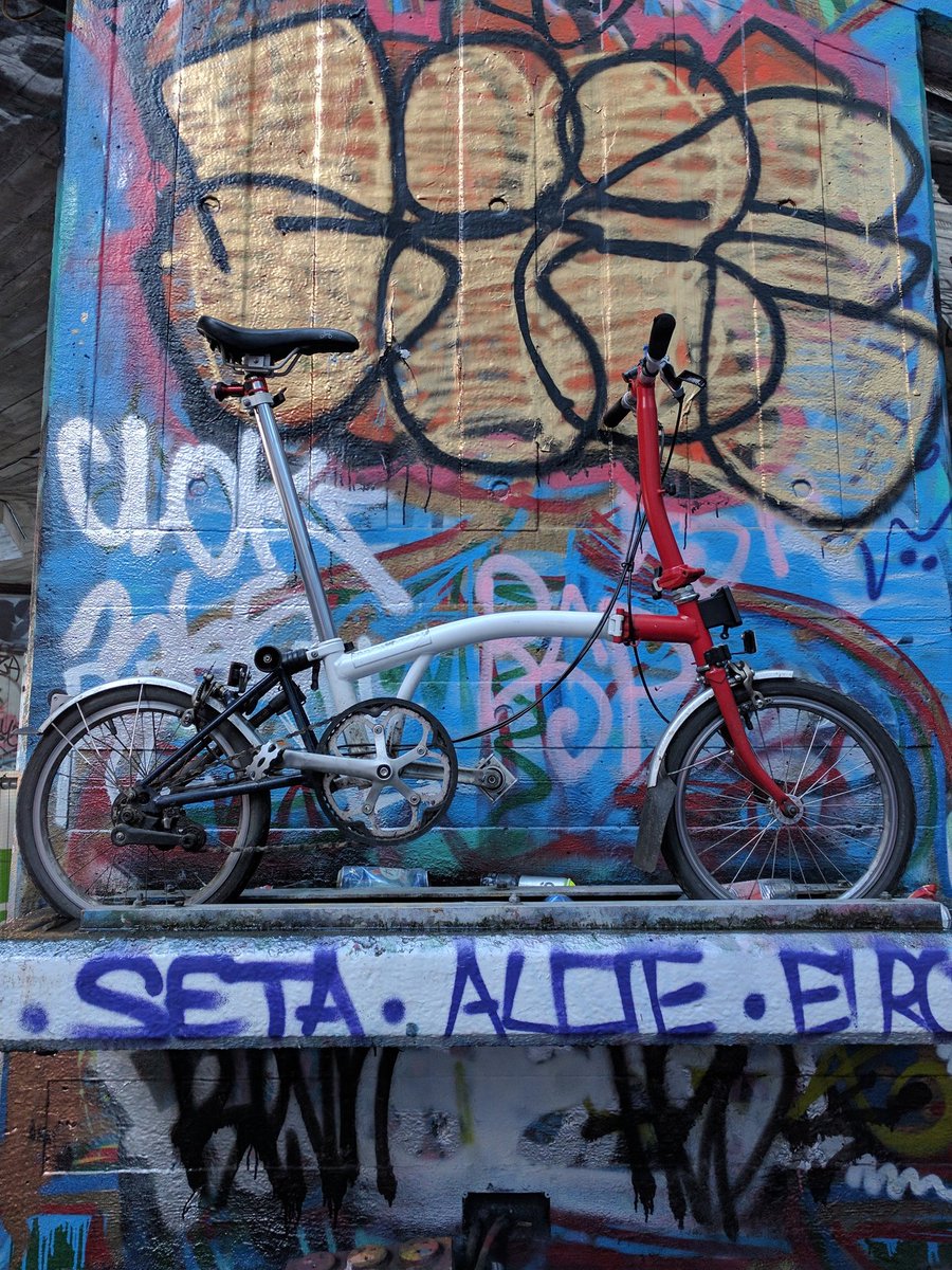 We have our Finland bike stores over taking part in a Brompton Urban Challenge today! #BUCLDN