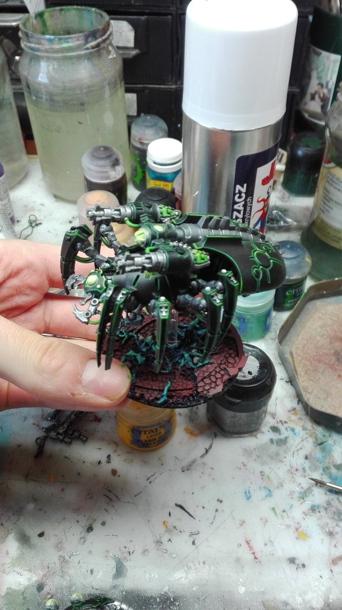 Another #necrons commission ;) work in progress #paintingwarhammer #wh40k