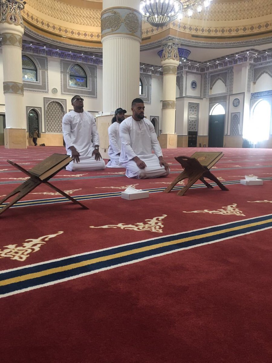 Besides luck, hard work &amp; talent.. Prayer is a solid foundation. It was nice to join my brother as he led through afternoon prayer (asr) 🙏🏾