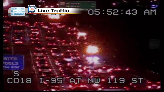 Broken Down Car on I-95 SB approaching NW 119th St #traffic https://t.co/O09FP1iPjI