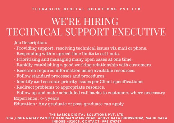 kiri_social's tweet image. #Get_Ready #thebasics_digitalsolutions #IT_Company #Hiring #Technical_Support_Executive