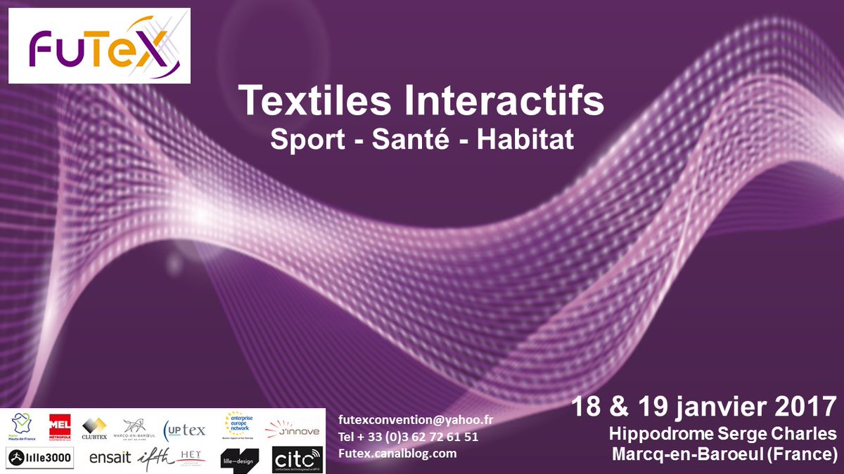 KWallois's tweet image. J-1 : Découvrez les #textiles du futur #Futex 2017 #innovation #ObjetsConnectés #hautsdefrance #CLUBTEX bit.ly/2jjlrLB