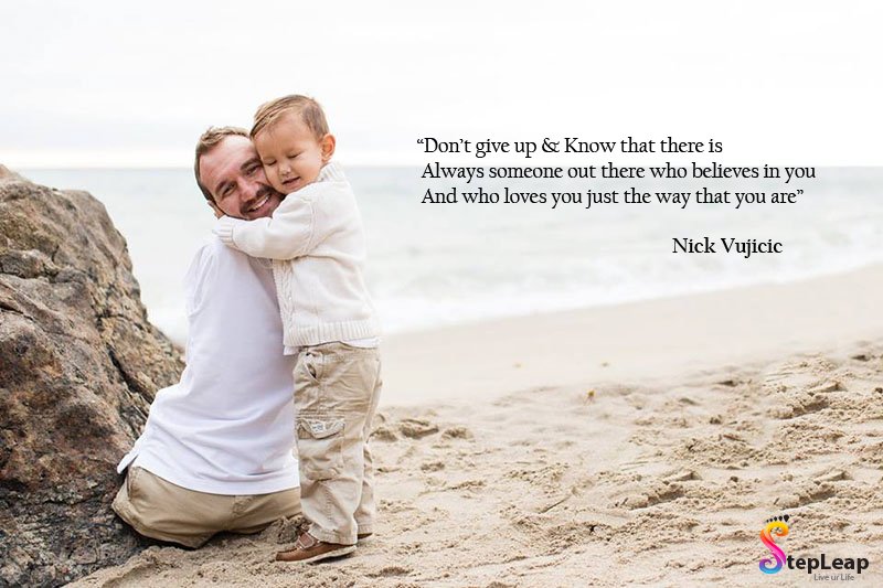 StepleapOrg's tweet image. Don’t give up and know that there is always someone out there who believes in you and who loves you just the way that you are. 

#stepleap