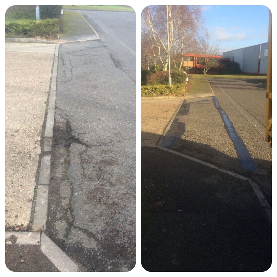 Info_Landmark's tweet photo. Landmark have made significant investments to our vehicles and are now equipped to install hot applied patching and crack repair systems. https://t.co/n7d1nVIKA5