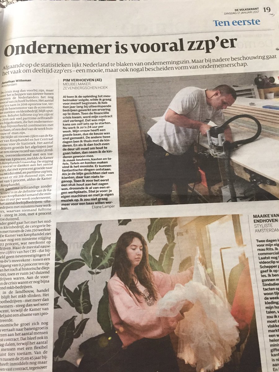 jgblaauw's tweet photo. Niet iedereen wil groeien met zijn #business! Jij wel? #zzper #volkskrant #groei https://t.co/iHefhC7nyO
