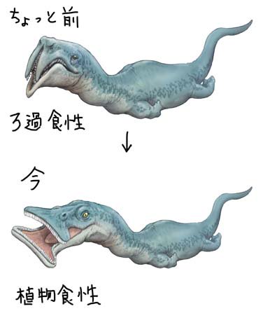 川崎悟司 Twitter वर 図鑑のアトポデンタツスのイラスト差し替え T Co Iszagzbq6i 14年に報告された顔が衝撃的な古生物アトポデンタツスですが 去年に早々にその顔の復元が大きく変わってしまったので サイエンスの記事 T Co Xrg4lxbpit