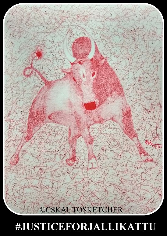 cskgangsters's tweet image. #JUSTICEFORJALLIKATTU 
#JALLIKATTU #Uniteforcause #Artforcause
உங்களால் முடிந்த வகையில் ஆதரவை தெருவியுங்கள்.
இது சரித்திரம் படைக்கும் சமயம்