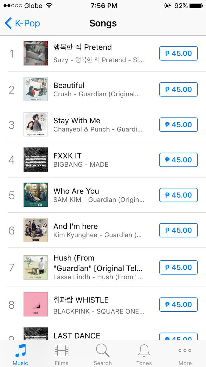 Philippines Itunes Chart