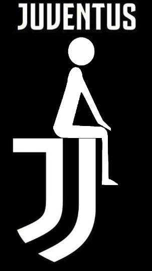 Juventus new logo. #omtoiletom 😂😂😂