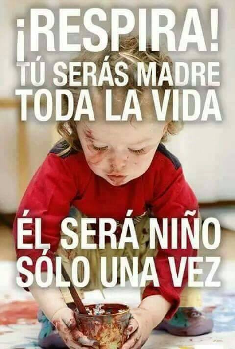 Esta vez príngate, olvídate de lo demás y disfruta de volver a la infancia tú también
#FelizMartes #CrianzaFeliz #Familia