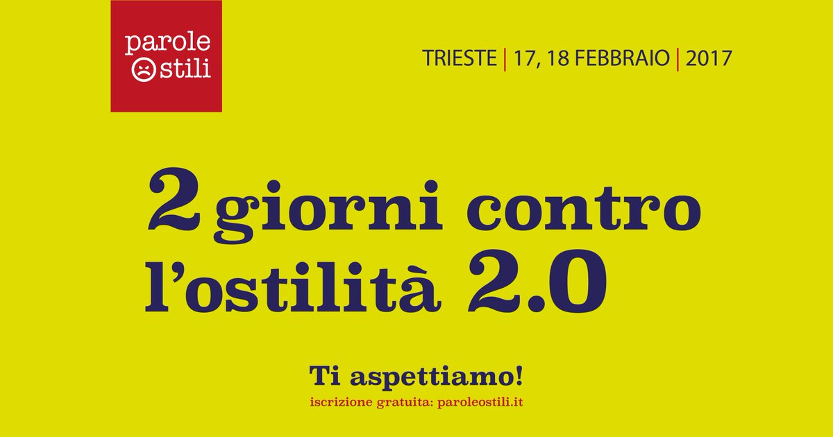 Insieme per diffondere il "virus positivo" dello scelgo le parole con cura!
Unisciti a noi 👉 bit.ly/programmaPO 
#paroleostili