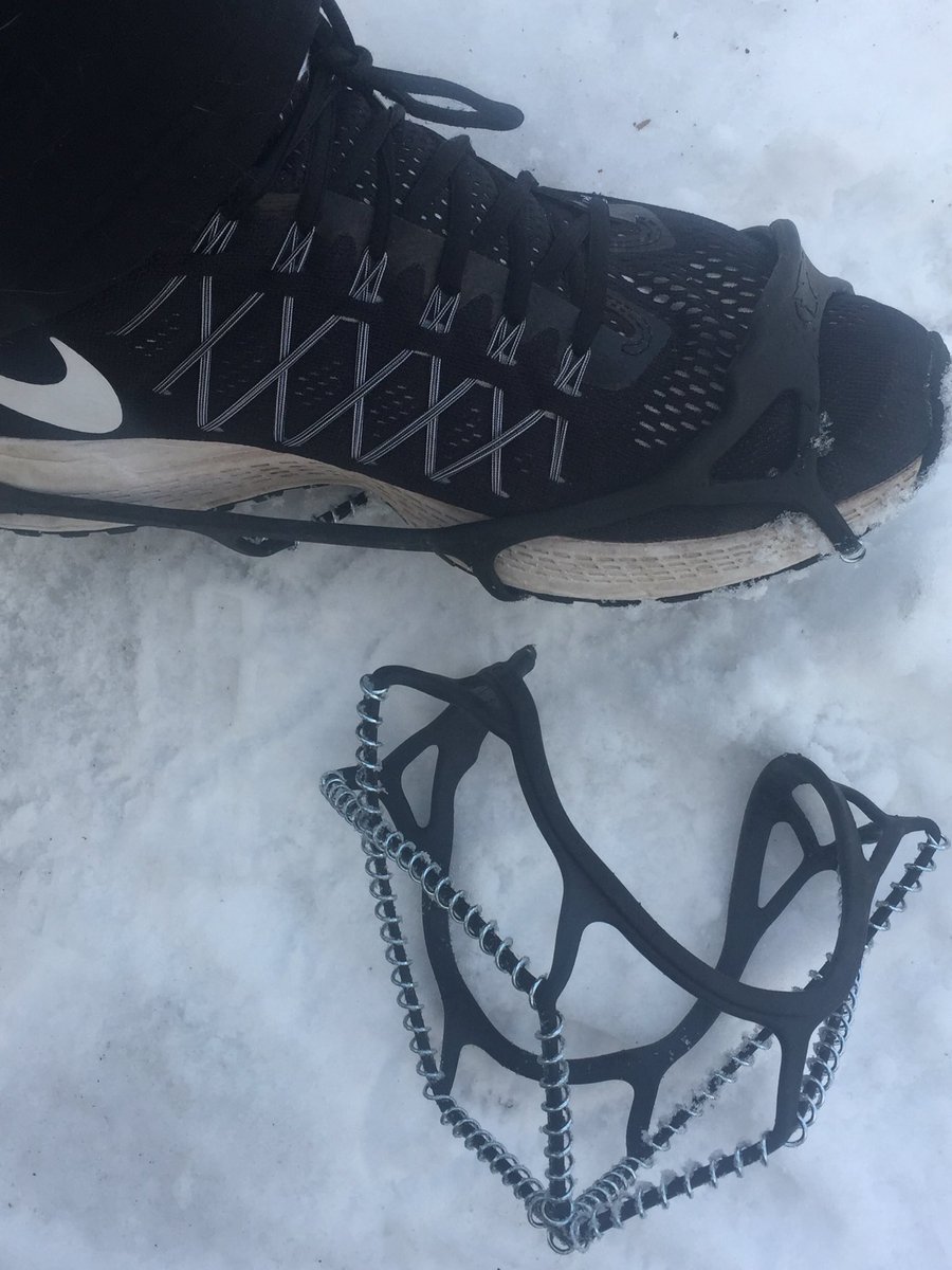 MarkandDave's tweet photo. Best $$ I've spent in #2017. Indispensable. @yaktrax #pdxsnow #PDXSnowpocalypse https://t.co/lYPXNlpKxB