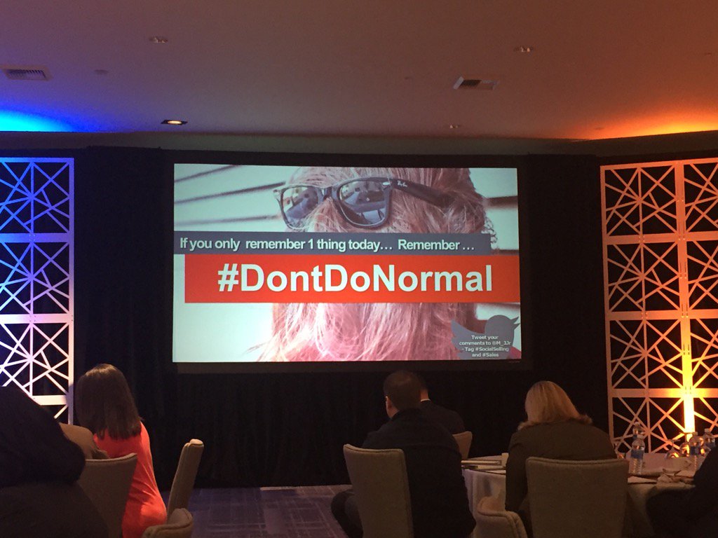 PrismHotels's tweet image. #dontdonormal by @m_3jr #sales #socialselling #prismshines