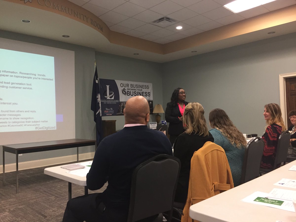 Carolina_Drone's tweet image. Solid advice &amp;amp; strategies this morning at the @lexchamber seminar led by social media guru @kioshaboyles. She can help you #getdigitized!