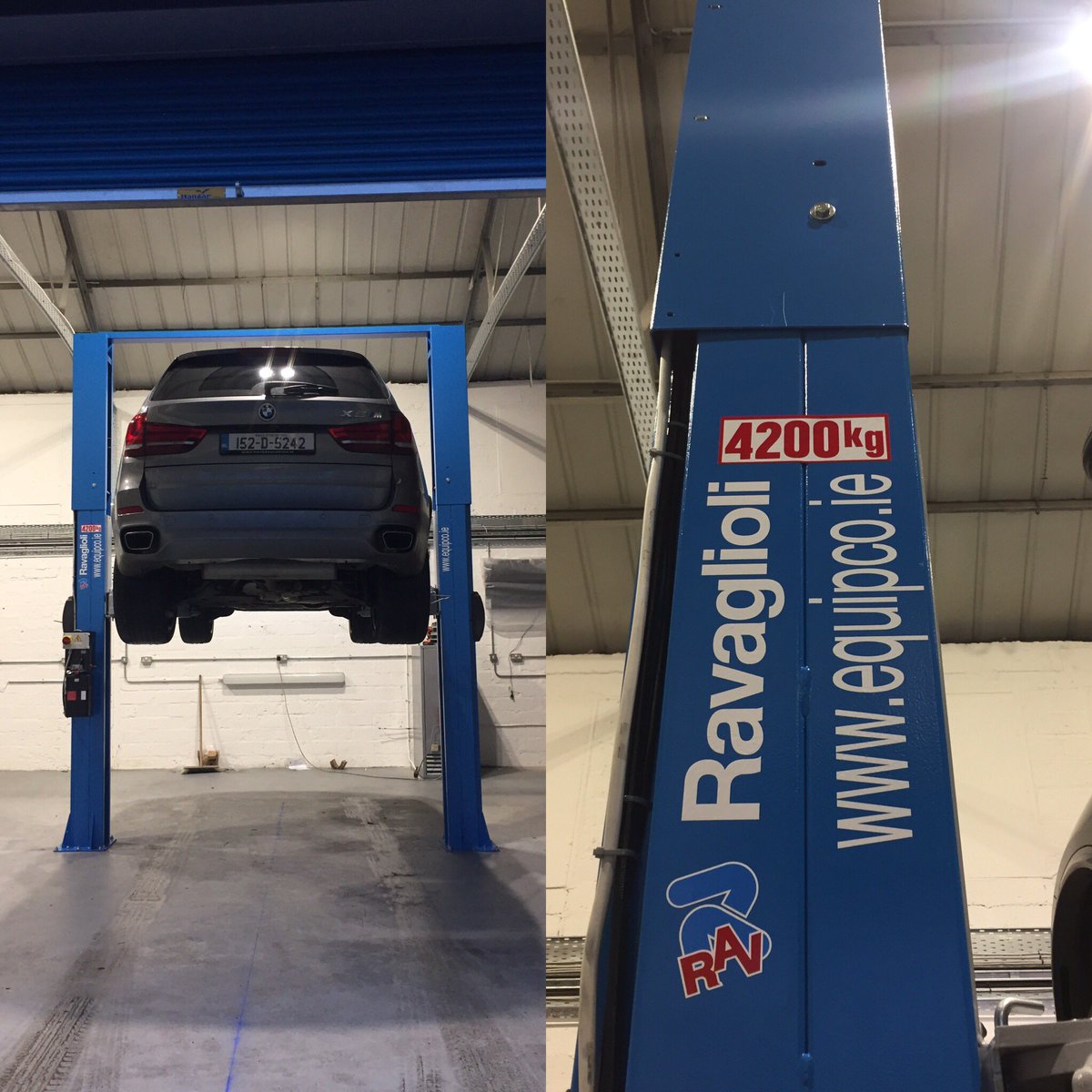 Equipcoireland's tweet image. Nice new RAV 2 post lift installed today. #ravaglioli #garageequipment #tools