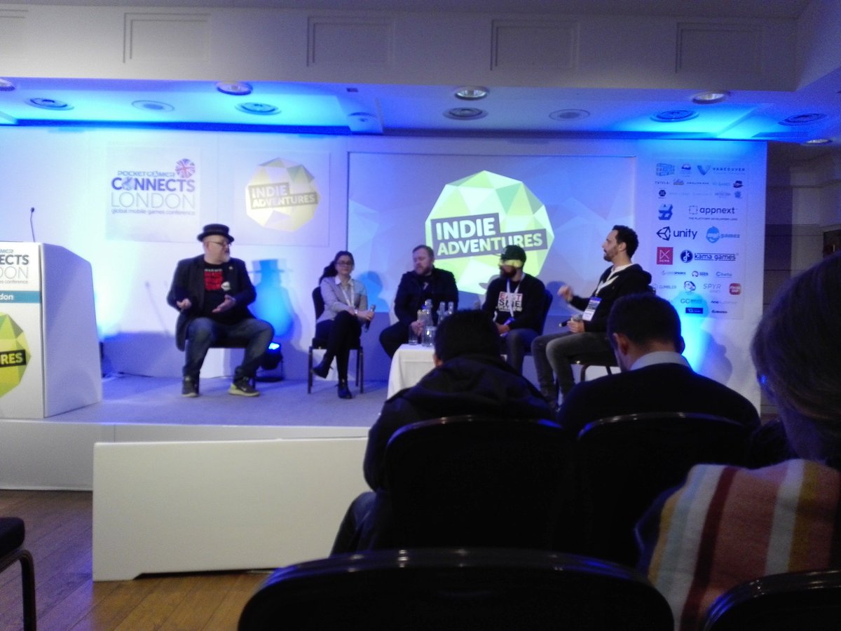SpikeJAPStudio's tweet photo. "The Indie Adventure: is it still worth it?" panel, moderated by @Athanateus 
Great talk https://t.co/AnbcexN6W1
