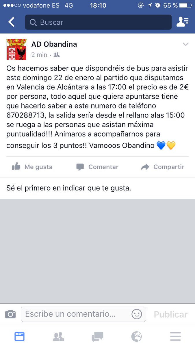 Animaros a acompañarnos en nuestro partido contra <a href="/cpvdealcantara/">C.P. Valencia de Alc</a> del domingo día 22 de enero 💙💛