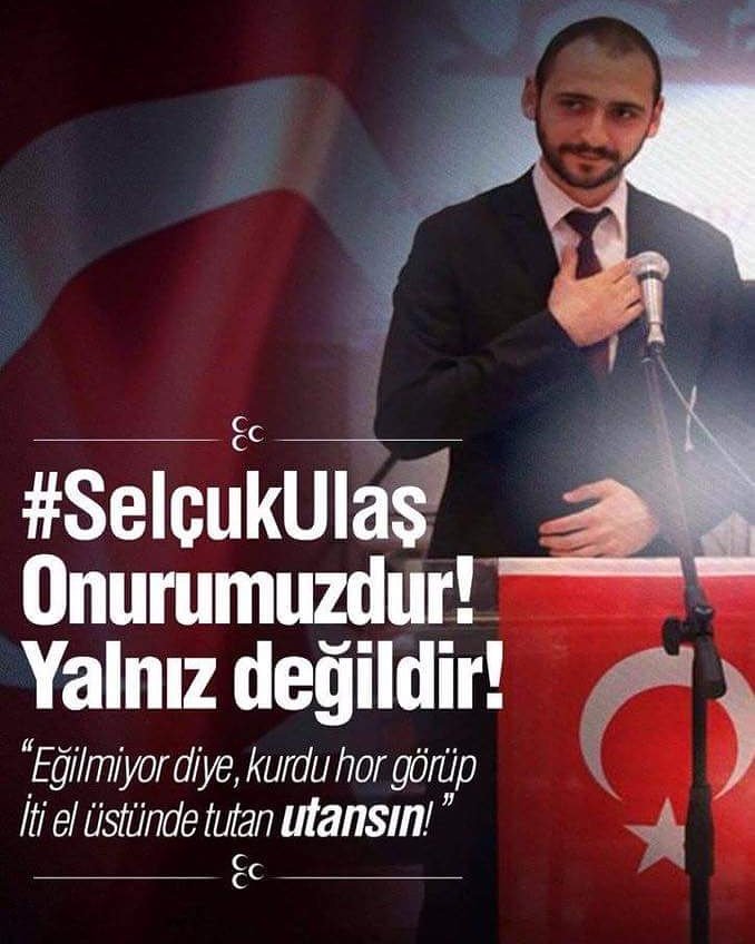 Selçuk Ulaş tahliye olmuş geçmiş olsun.
pkklı itlerin lafıyla bir daha bozkurtlar boşuna içeri alınmamalı. Emeği geçenler varolsun.