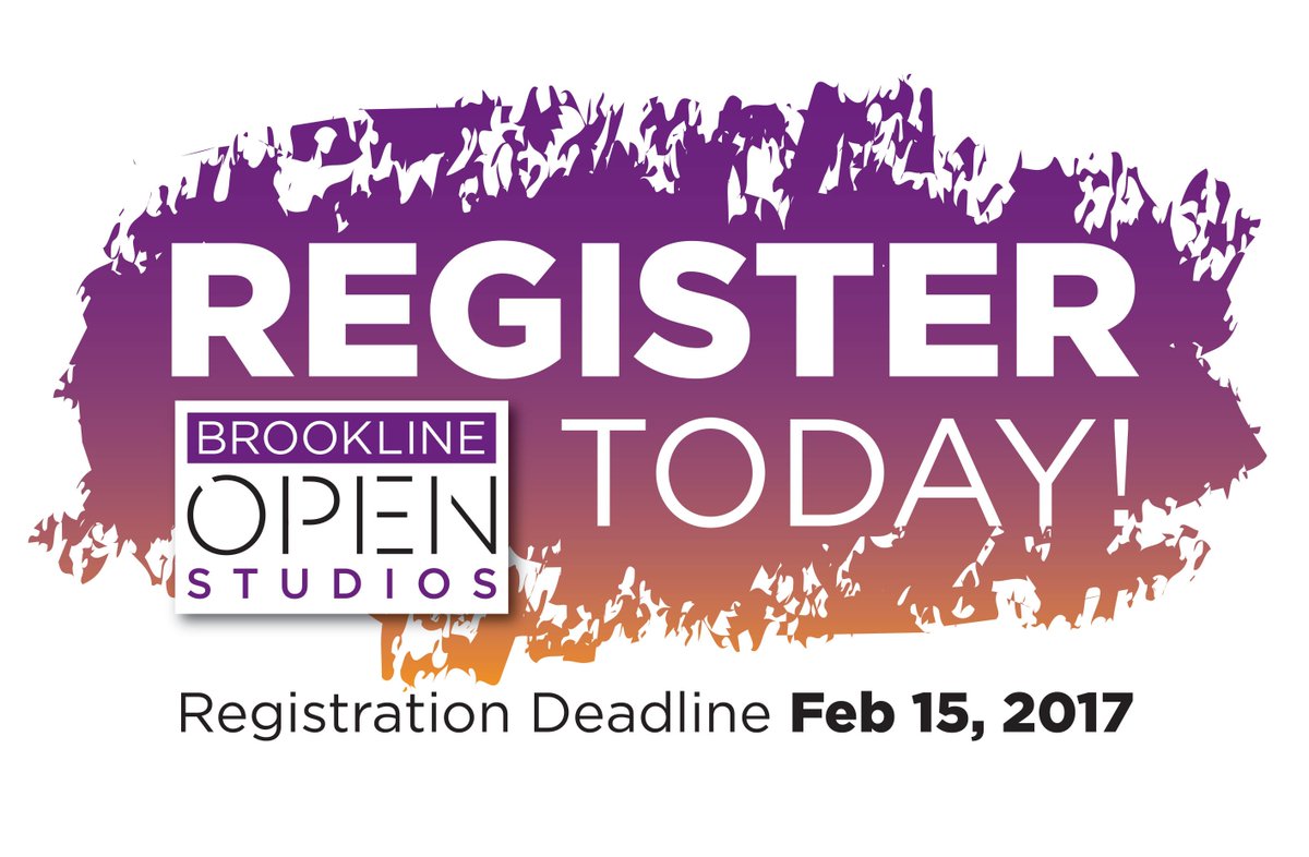 BrookOpenStudio's tweet image. 2017 Brookline Open Studios registration is in full swing! Create a log in and register here. brooklineopenstudios.com/artist-news/