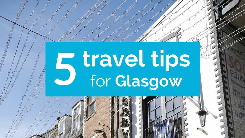 TravelDoIt's tweet photo. Five Travel Tips for #Glasgow https://t.co/zjbCKocLOu

@peoplemakeGLA #visitscotland #ttot https://t.co/8gxwypAVwq