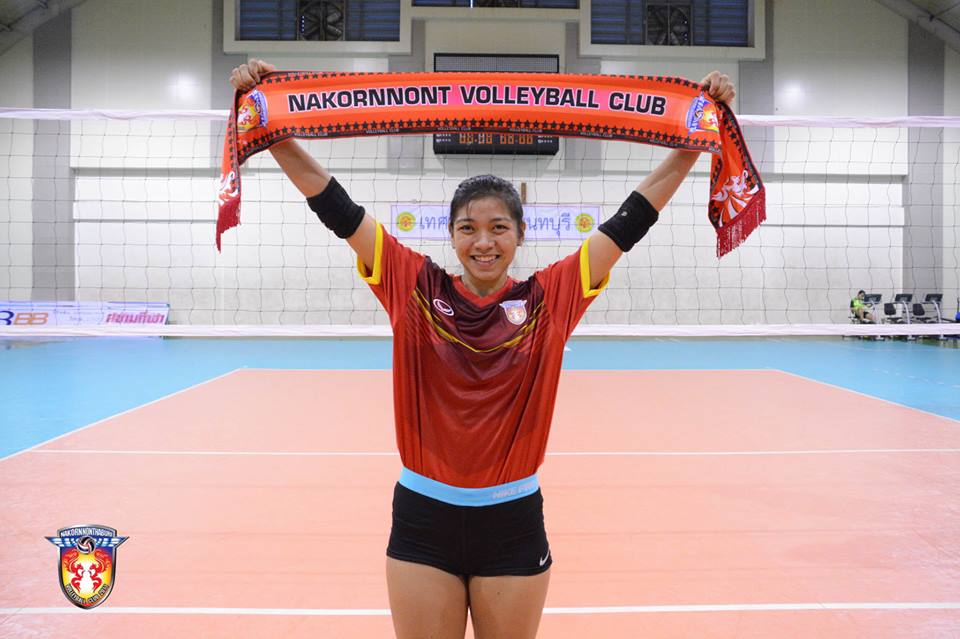 TeamAMDG's tweet photo. The Queen of Philippine Volleyball has landed.
© Nakornnont Volleyball Club FB page https://t.co/ZQVFHLc3Bj