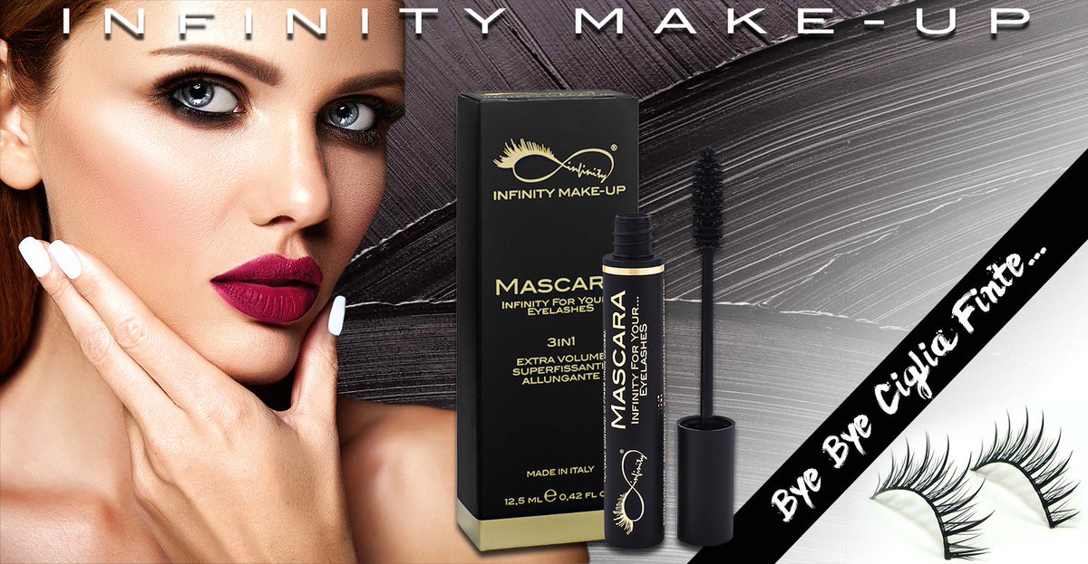 infinitymake_up's tweet photo. Dite addio alle #cigliafinte con il #Mascara3in1 di #InfinityMakeUp...
✔️ EXTRA-VOLUME
✔️ ALLUNGANTE
✔️ LUNGA DURATA
#byebyecigliafinte https://t.co/w38ZXp9sch