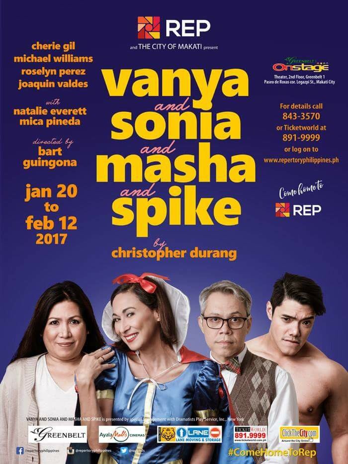 repphils's tweet image. #RepPhilsVanyaAndSoniaAndMashaAndSpike opens on Friday, January 20 running until February 12! Grab your tickets now!  #ComeHomeToRep