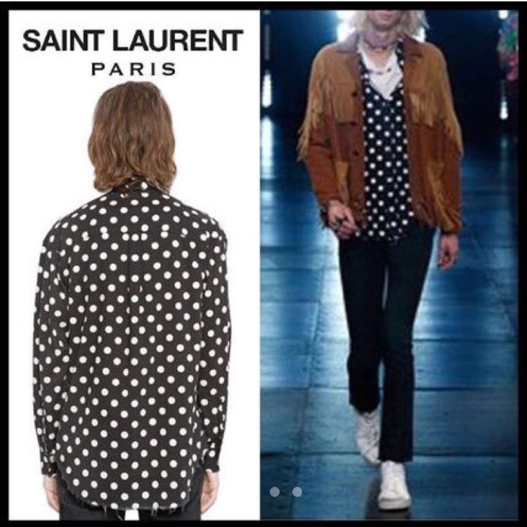nt1014x's tweet photo. 【私服販売】
saintlaurent ドットシャツ 15aw
タグもあります。サイズは41。
3回着用で使用感はあまりありません。興味のある方はリプ、DMください！ #拡散希望 #saintlaurentparis https://t.co/StFkfvv09e