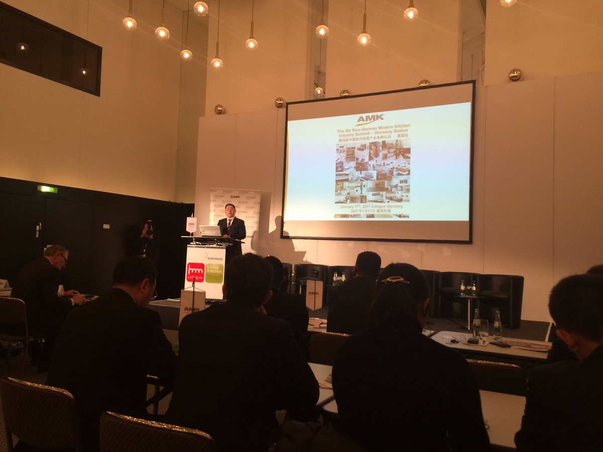 SHDKPS's tweet photo. #SHD heute bei der #AMK, 4th Sino-German Modern Kitchen Industry summit! #KPSdesignstudio #cologne https://t.co/ynAMWagk7S
