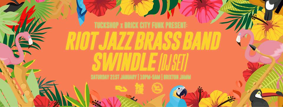 BrickCityFunk's tweet photo. Beat those January blues this Saturday night w/ Riot Jazz and Swindle! 

https://t.co/HPBbnjGCkI https://t.co/AeiuH0WFHu
