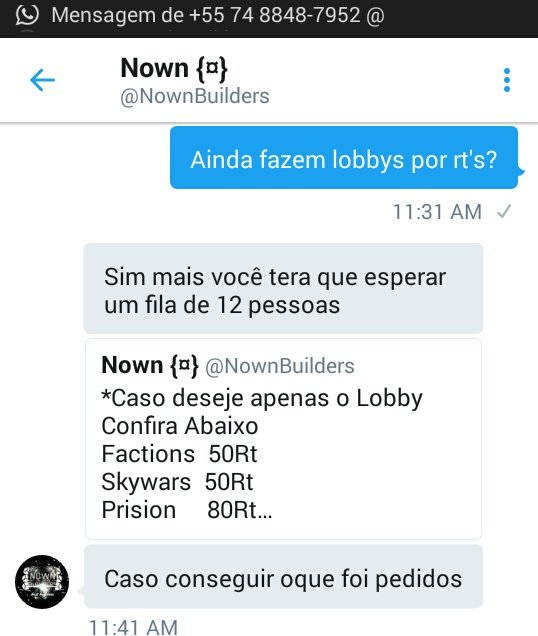 MAGUIM00's tweet photo. Se Esse Tweet Chegar Aos 50 RT'S, A Team @NownBuilders Irá Me Fazer Um Lobby Para Meu server (FacWars)

RT, RT E MUITO RT https://t.co/MDqzEOXLhu