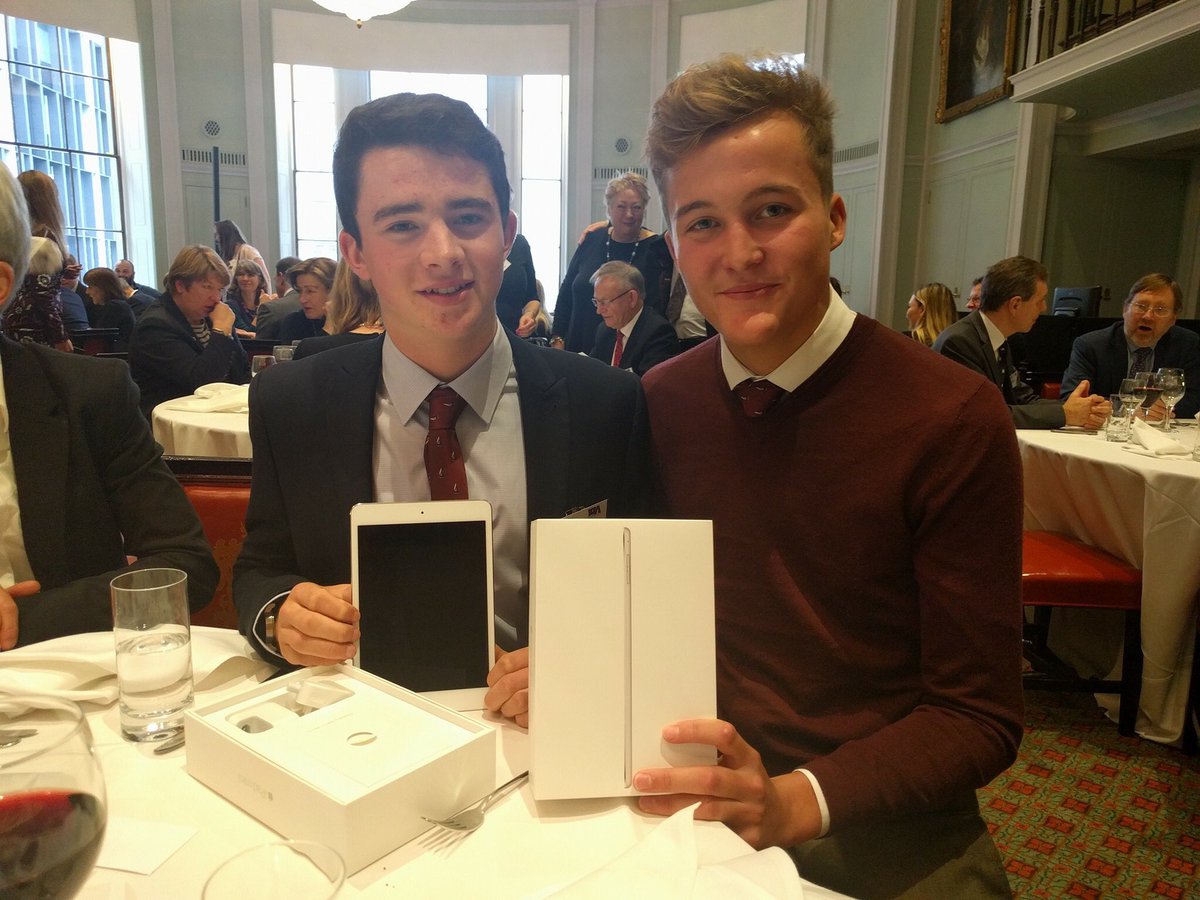 Crispin Beaumont and Tom Darling, runners-up boats.com YJA Young Sailor of the Year