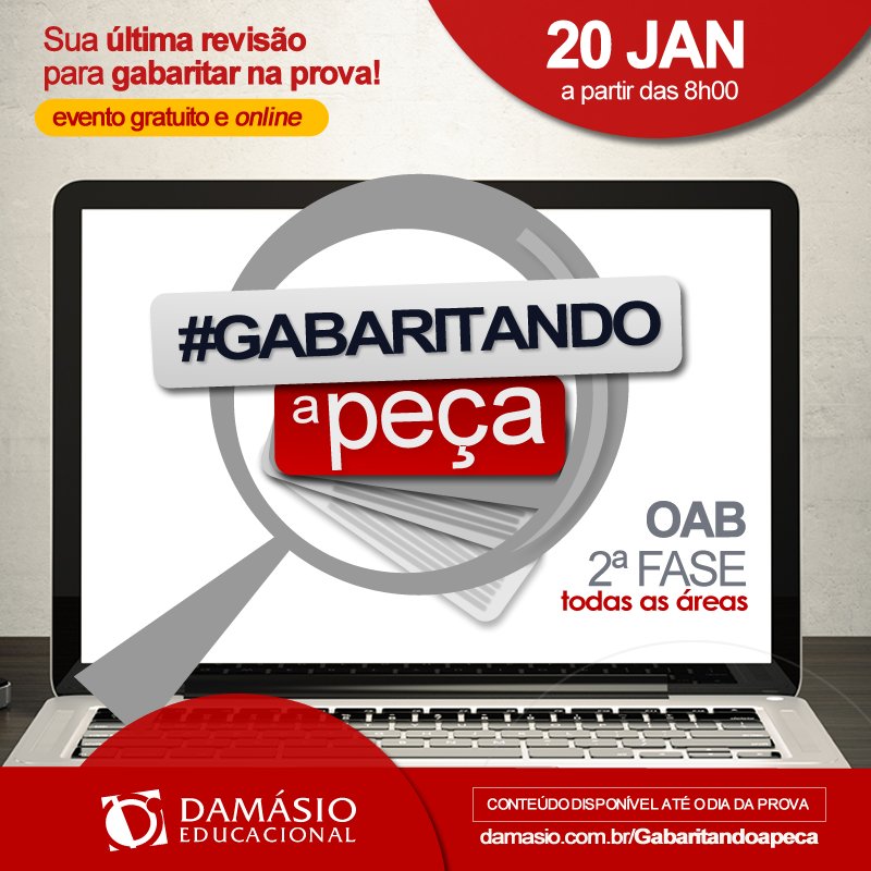 cursodamasio's tweet photo. Anote na sua agenda! Evento gratuito para todas as áreas.
Em breve, maiores informações.
#oab #examedeordem #sóoDamásiotem https://t.co/QWxdPwgBXl