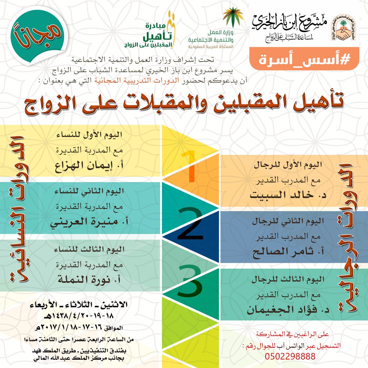 دورات للمقبلين على الزواج بالدمام والجبيل صحيفة الإخبارية مباشر الإلكترونية