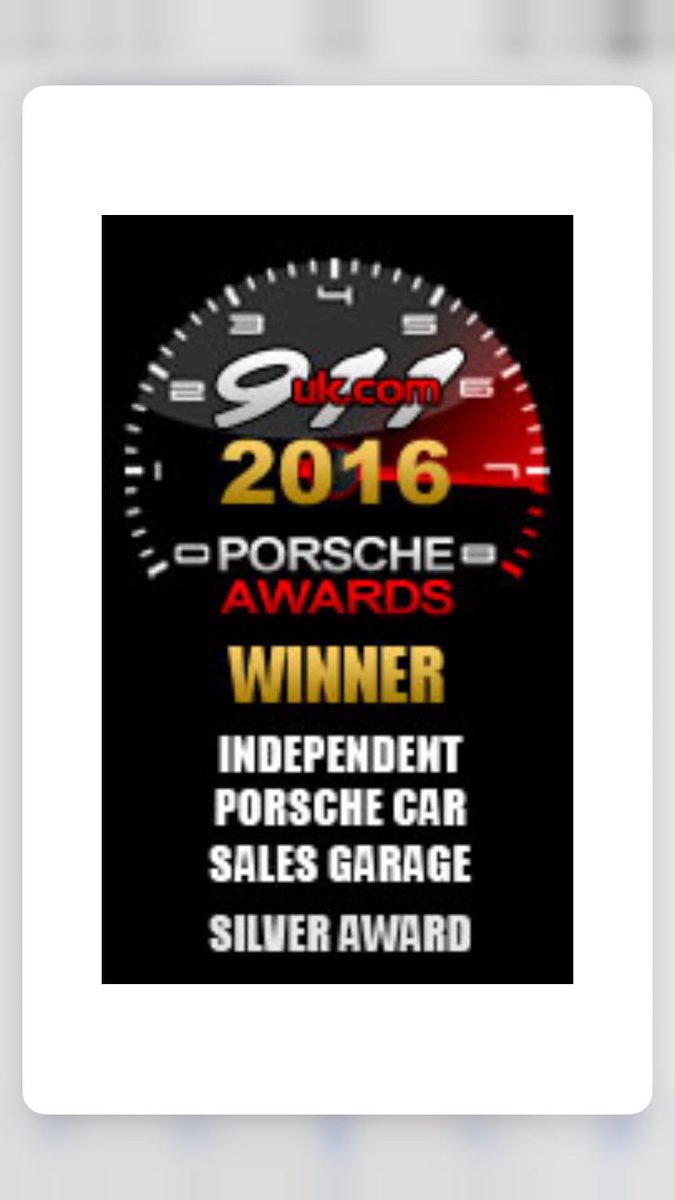 #PorscheAwards results 🏆
4. Independent Porsche Sales Silver Award to <a href="/Dovehousecars/">Dove House Motor Company</a> #2016Awards 
Congratulations 🥈  porscheawards.co.uk
