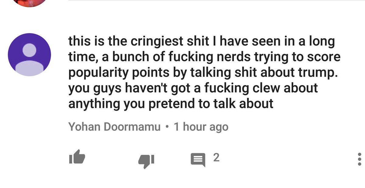 MansManProd's tweet image. Our first satisfied customer 😀 #Negativecomment #youtube #donaldtrump