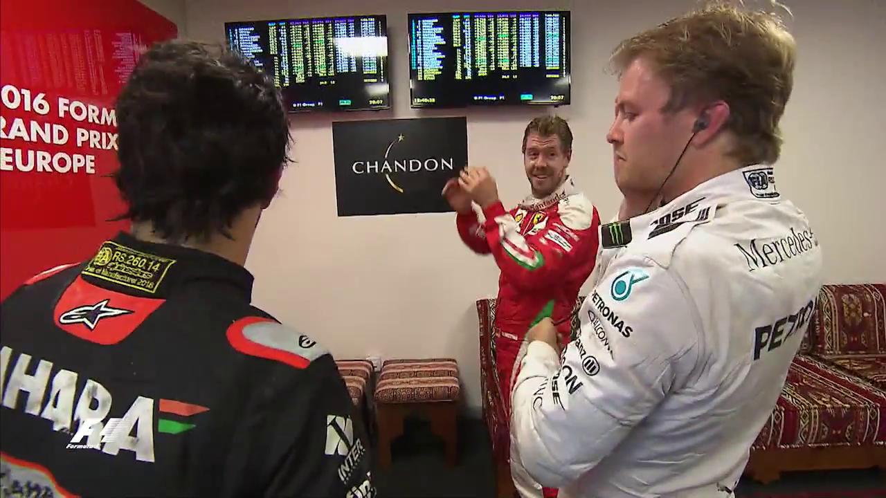 Formula 1 on Twitter: "Remember this?! @nico_rosberg thwacks his head