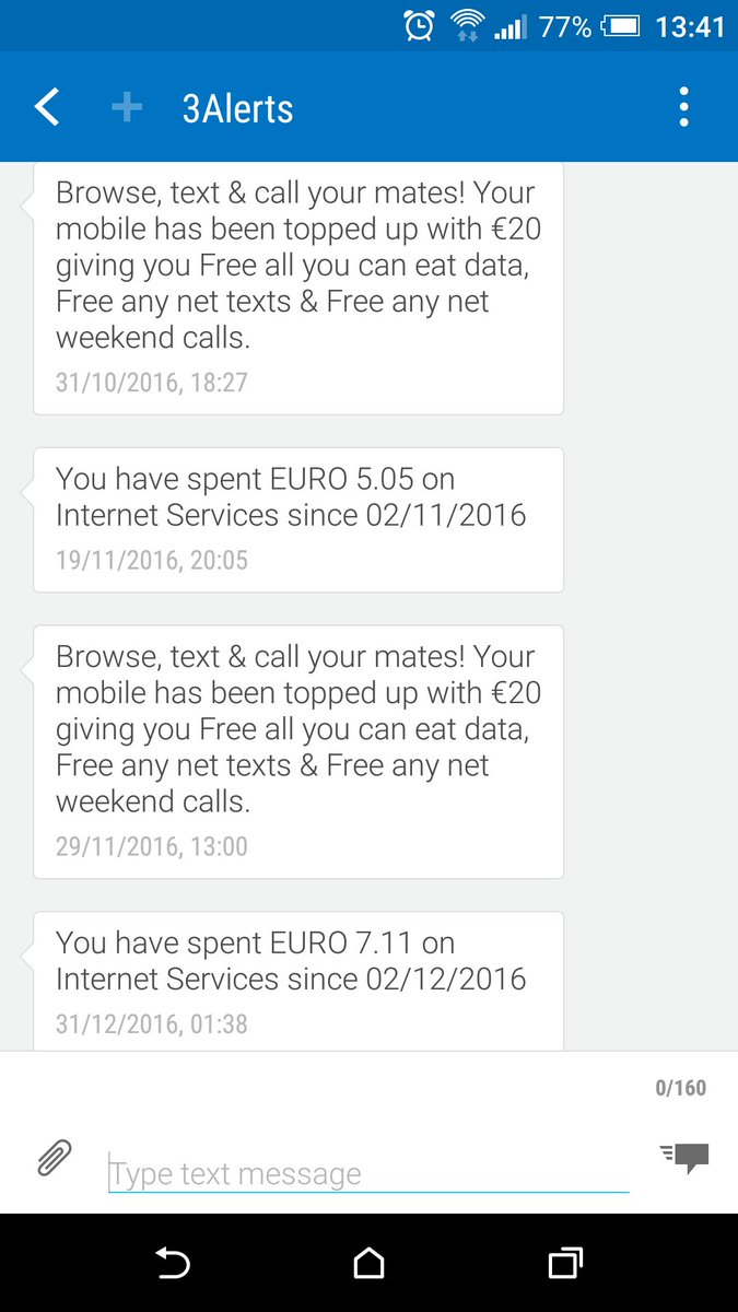 amseto's tweet photo. Example of rip off. Topped up on Oct. 31st and Nov. 29th, no gap. Still charged for data!!
@ThreeCare @ThreeIreland #ThreeCare #ThreeIreland https://t.co/Ol1iYFHQ2y