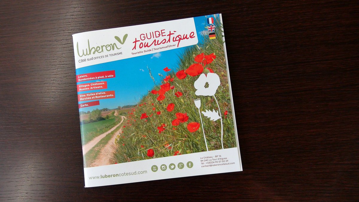 Tout nouveau ! Tout chaud ! Le guide touristique et hébergements 2017 du #luberoncotesud : luberoncotesud.com/brochures.aspx
