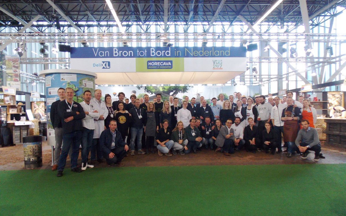 healthcuisinepr's tweet photo. Van Bron tot Bord in Nederland paviljoen was WAUW! #Streekproducten centraal op #Horecava 2017. Bekijk de video >> https://t.co/3zzRk84NQi https://t.co/OFz8Dmwahl