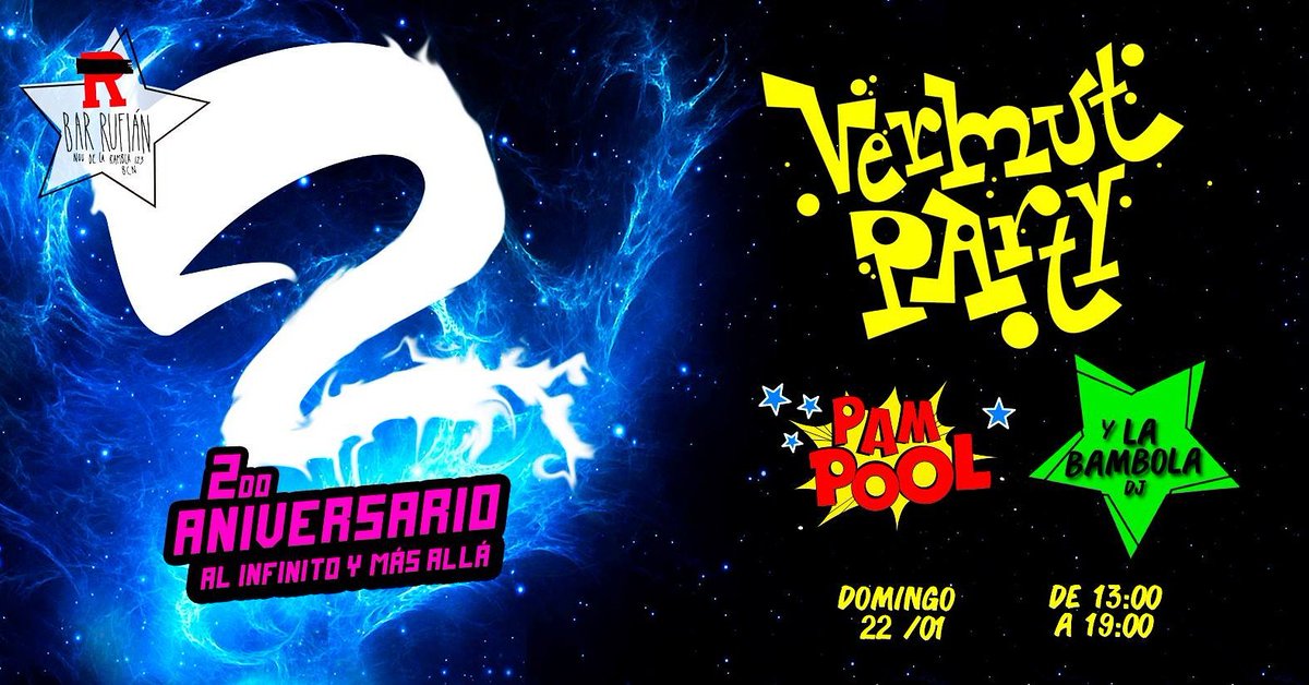 Aquest mes de gener celebrem el segon any de vida de la #VERMUT #PARTY!! #festa #aniversari #sunday #diumenge #domingo #fiesta #poblesec