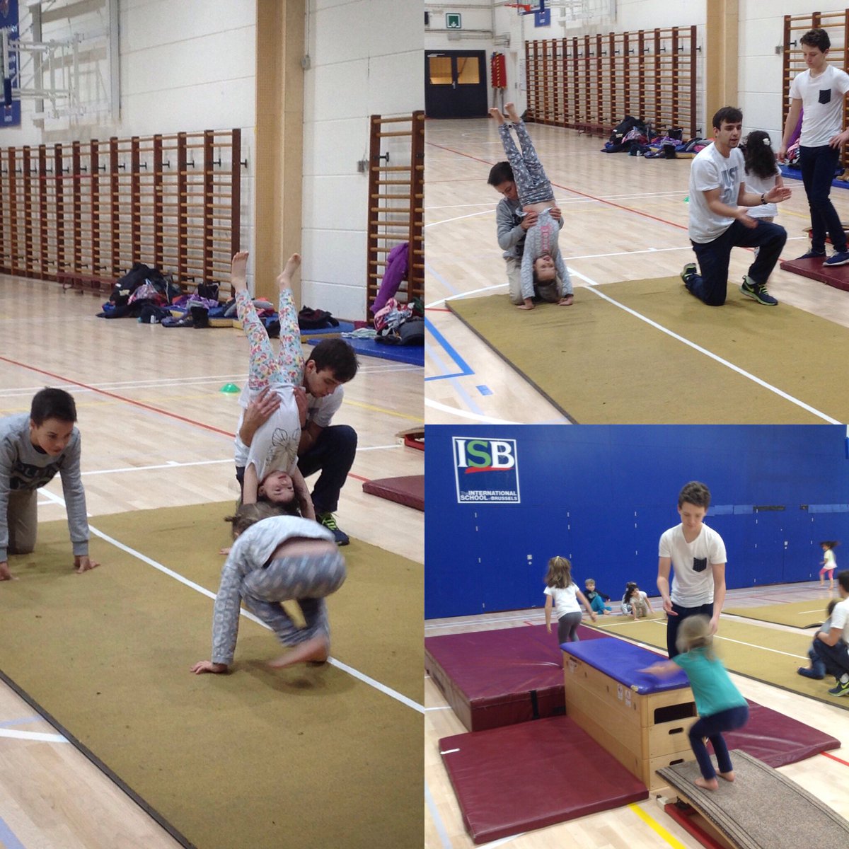 isb_plus's tweet photo. Shout out to some of our fantastic student service learners helping out in #ISBPlus #gymnastics! @ISB_Bronze_IA @ISB_SL https://t.co/1iNrwcJbvK