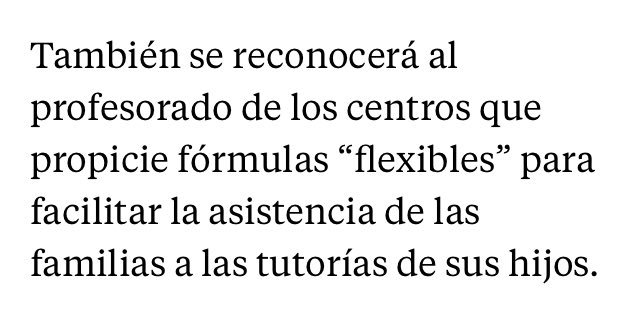 eliasmgf's tweet photo. Os traduzco este párrafo: los docentes van a trabajar (aún más) horas no remuneradas fuera de su horario. https://t.co/KzY2VxrCNe