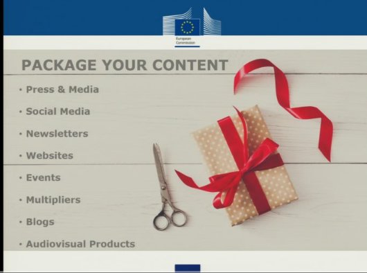 silvia_com's tweet image. Package your content. #commsworkout #h2020