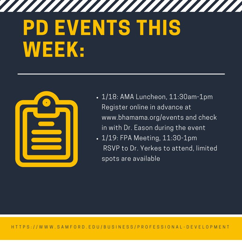BrockSuccess's tweet image. #PDevents are back in full swing. Don't miss these great networking opportunities this week!