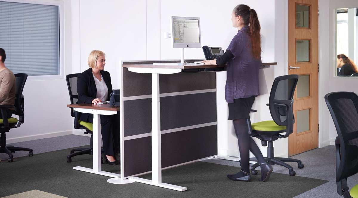 estockroom's tweet photo. Our range of sit-stand desks start from just £630.00 see page 326 of our Business and Workplace directory for more details #sit-stand https://t.co/g4FevOxeL6